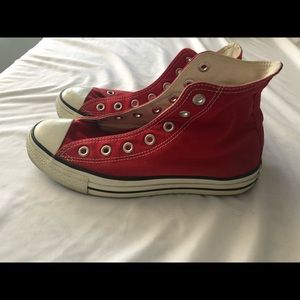 Red Hightop Chucks